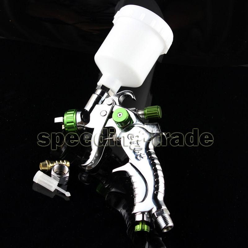 New hot mini detail touch-up hvlp spray gun 0.8mm tip basecoat auto paint_ac046