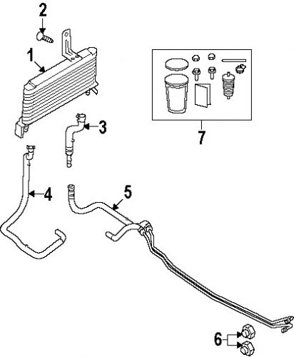 Ford 8c2z7r081g genuine oem tube assy