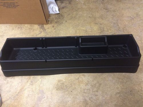 Oem under seat cargo storage organizer molded  04-08 ford f150 club crew cab