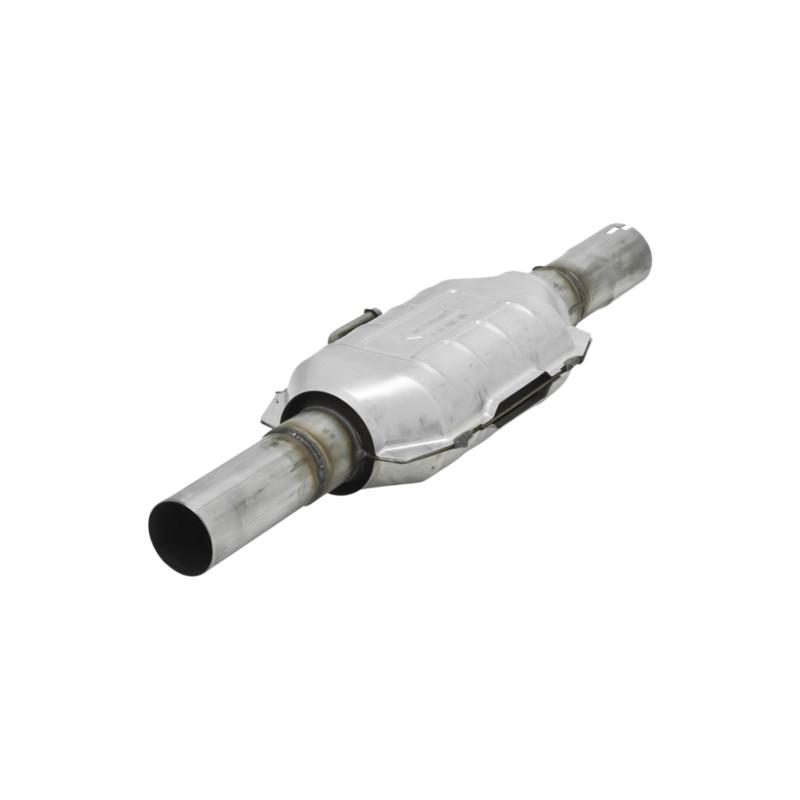 Flowmaster catalytic converter - direct fit - 2.50 in inlet/outlet - 49 state