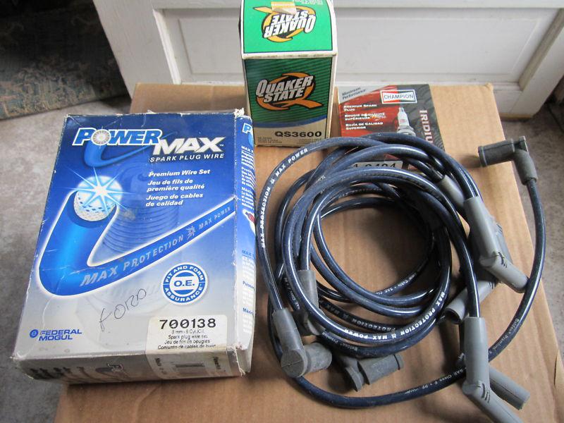 Federal mogul power max spark plug wires 8mm -6 cyl set. 700138