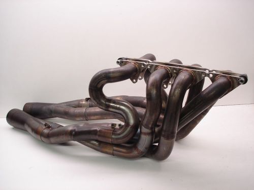 Nascar goodfabs stainless steel tri-y exhaust headers w/ collectors 1.875&#034;-2.00&#034;