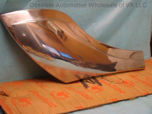 1953 54 pontiac chieftain deluxe station wagon rear fender stone shield lh nos