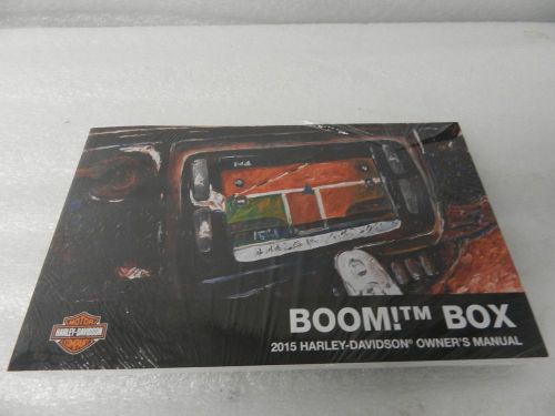 New 2015 harley touring boom box owners manual kit 99464-15 99517-15en