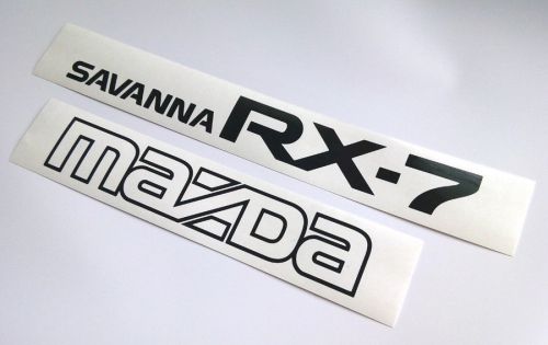 86-88 mazda savanna rx-7 rx7 mk2  trunk decal fc fc3s gxl gtx gt-r rotary turbo