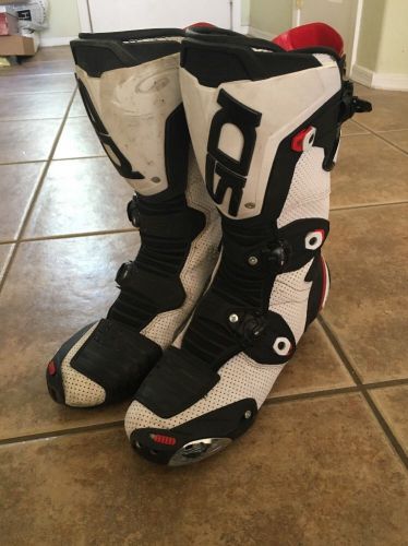 Sidi mag-1 air road race boots white size 42