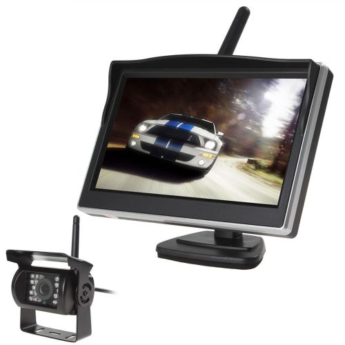 5 inch tft lcd screen car rear view monitor + 420tvl cmos ir 120 degrees camera