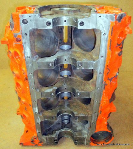 Gm #3955272 chevy 396ci bare block, 2 bolt, dated: j-2-68, 4.094&#034; bore