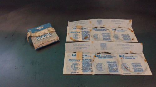 New oem nos fomoco hi-lo type piston rings partial set c3az-6148-b 1963 ford