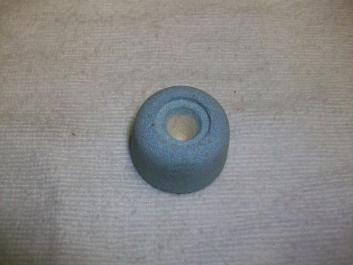 Vintage, blue colored carter ceramic stone fuel filter #f30-76