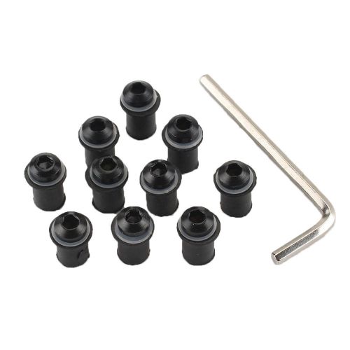 5mm fairing windshield screw mounting nuts windscreen bolt kit wellnut+allen key