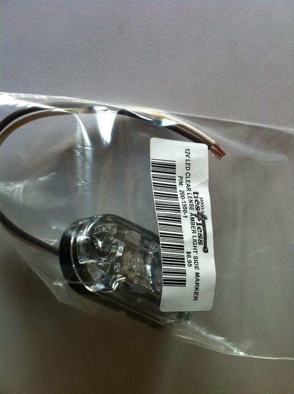 2.5" led sidemarker light-clear lense with clear light - by innovative lighting