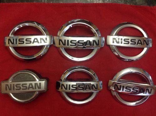 Nissan front grille hood bumper emblem logo original one only different sizes