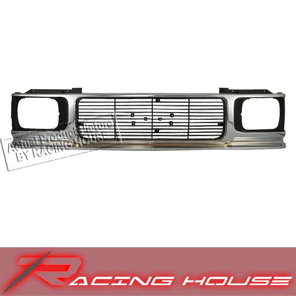 91-94 gmc s15 sonoma jimmy chrome plated front new grille grill assembly kit