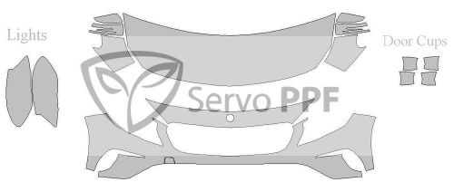 15+ mercedes benz gla 3m scotchgard pro series clear bra kit