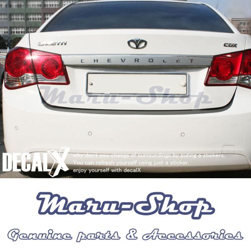 Decalx trunk lid handle garnish decal sticker for 09~15 chevrolet cruze 4dr