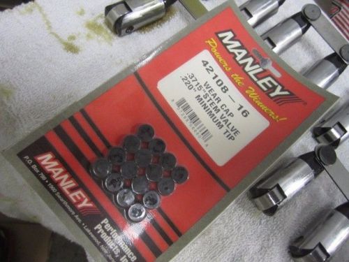 16 brand new manley 3/8&#034; lash caps 426 hemi nitro alcohol nostalgia nhra chevy