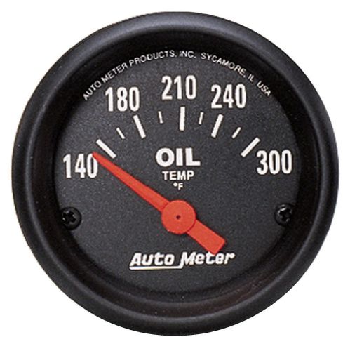 Auto meter z-series electric 140-300 deg f oil temperature gauge 2-1/16&#034; (52mm)