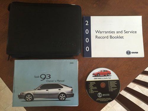 Saab 9-3 2000 owners manual