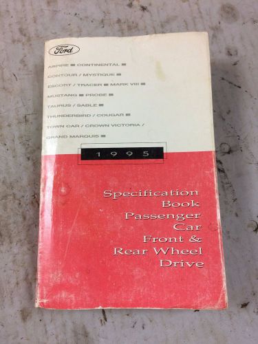 1995 ford mustang crown vic more oem book factory spec manual