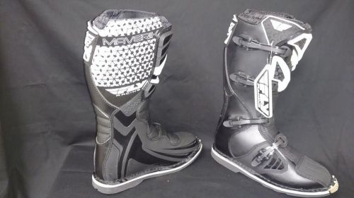 2016 fly racing maverik motocross mx dirt bike off-road atv quad boots size 9