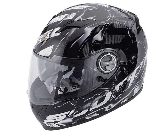 Scorpion exo-500 oil helmet black m/medium