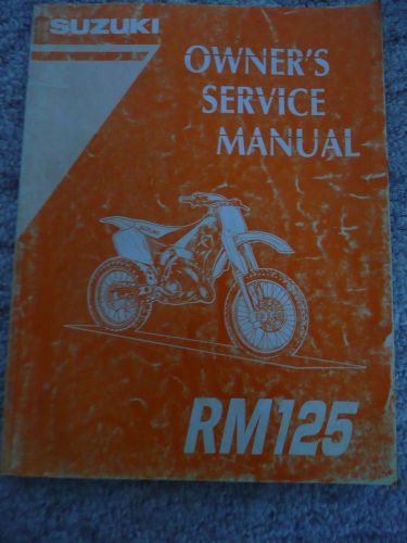 1996 96 suzuki rm125 rm 125 shop service repair manual oem