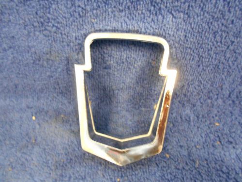 1952 ford crestline customline mainline  trunk ornament emblem bezel  nos 816