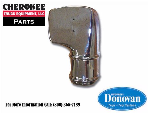 Donovan 4278, chrome tarp motor cover (fits all 3 sizes of donovan motors)