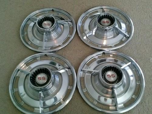 63 chevrolet ss super sport 14 inch hubcaps nice driver condition