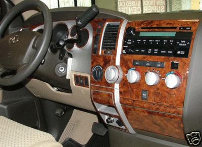 Toyota sequoia sr5 sr-5 interior burl wood dash trim kit set 2008 2009 2010 2011