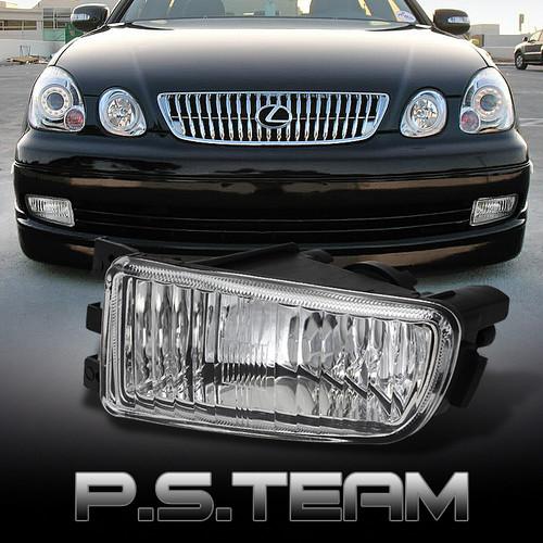 98-05 lexus gs-series aristo vip sedan *glass lens* driver side clear fog lights