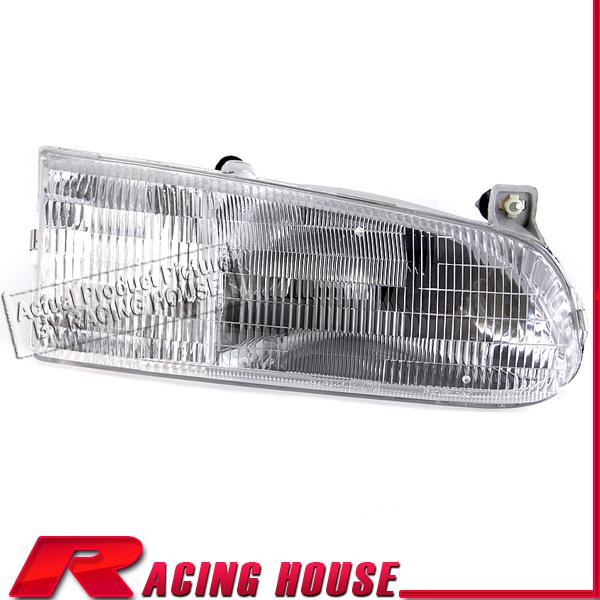 Passenger side head light lamp right 1995-1997 ford windstar cargo gl lx clear