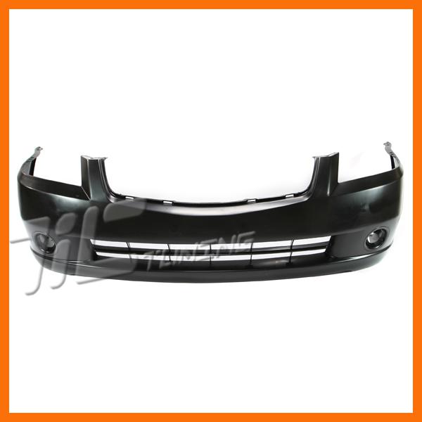 05-06 nissan altima raw black primered front bumper cover set replacement