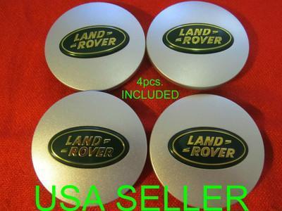 New 4pcs land rover supercharged wheel center caps wheel hub center set green