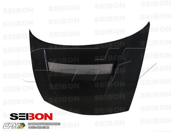 Seibon carbon fiber vsii-style carbon fiber hood kit auto body acura, honda civi