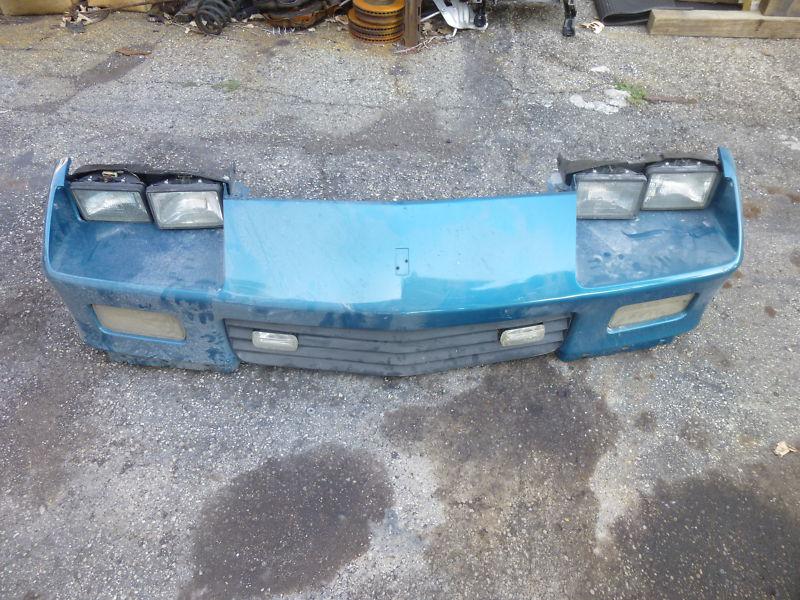 Camaro iroc z28 rs front bumper cover w/ head lights 