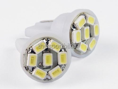 New 2 x t10 w5w 168 194 car white led lights 7 smd wedge side lamp replace bulbs