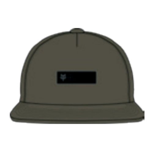 Fox racing source adjustable lightweight mens one size hat - black/olive green