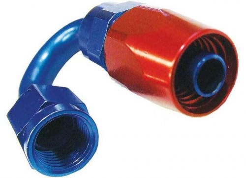 Big end performance red/blue 180 degree swivel aluminum hose end 6an 12680