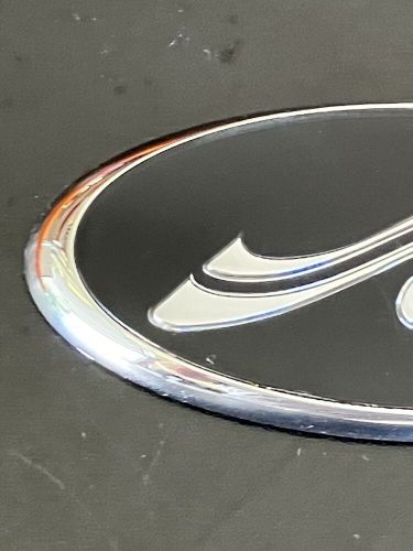 Sea ray searay sr logo emblem badge chrome oval small 5&#034; long new old stock #2