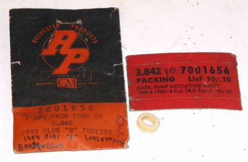 1949-1950 oldsmobile 88 98 rocket v8 nos carburetor pump felt packing 7001656