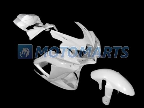 Fit suzuki gsx r 600 750 k8 08 09 gsxr full set raw fairing body kit injection