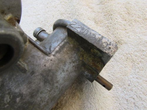 Johnson antique outboard motor vacturi vacuum lift carburetor 1929-30 s-45  s45