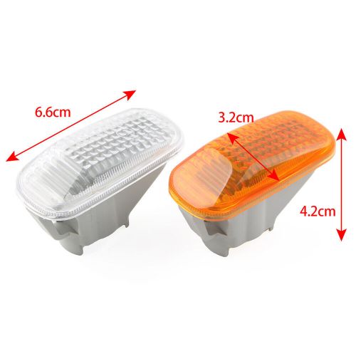 Car side marker light turn signal lamp housing cover for honda civic accord jazz