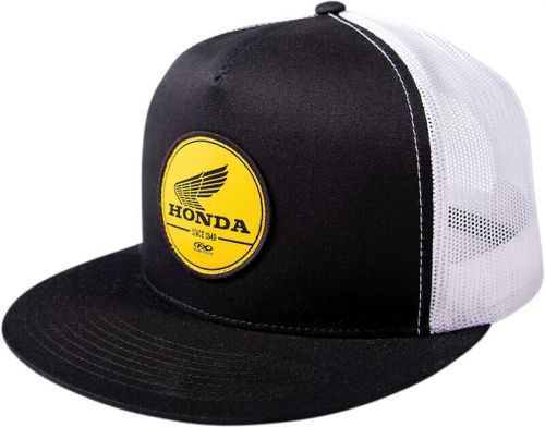 Fx honda gold label snapback mesh hat black/white 24-86302