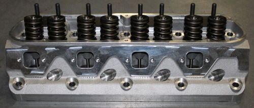 Single - edelbrock 5027 small block ford cylinder head, hydraulic roller