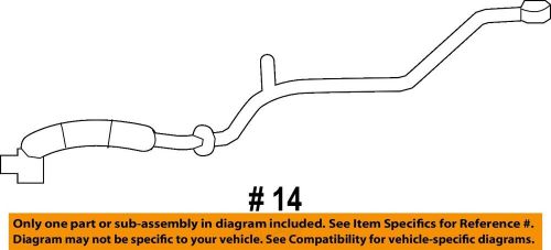 Chrysler oem ac a/c air conditioner-liquid line 68142911aa