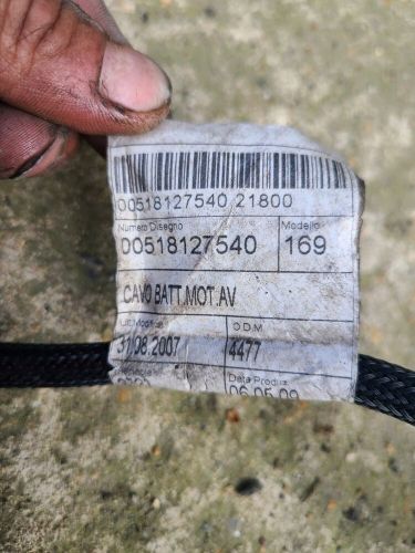 Fiat panda mk2 2003-2012 positive battery terminal clamp cable lead 00518127540