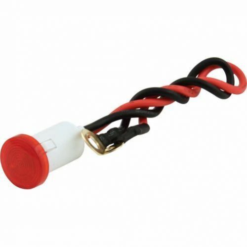 Quickcar 50-601 red indicator warning led light 12v 1/2 diameter